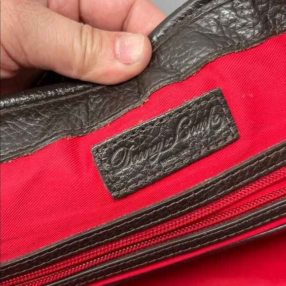 Dooney & Bourke brown leather large brown tote bag - Picture 7 of 15